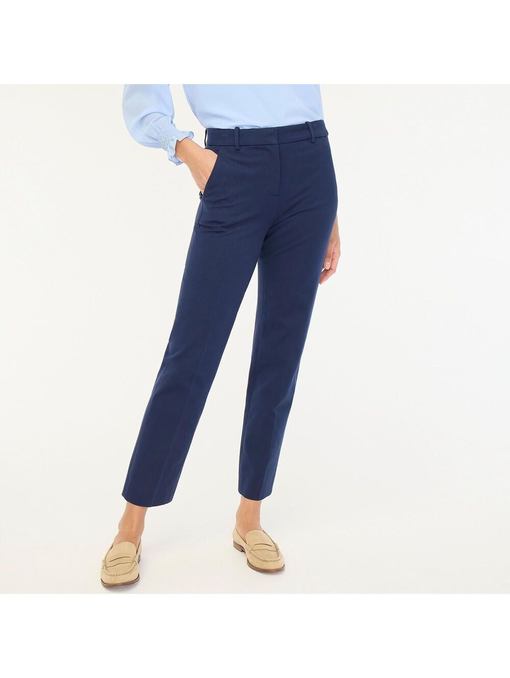 NWT J Crew Factory Petite Kallie Straight-Leg Pant - Size 6 Petite - MSRP $128